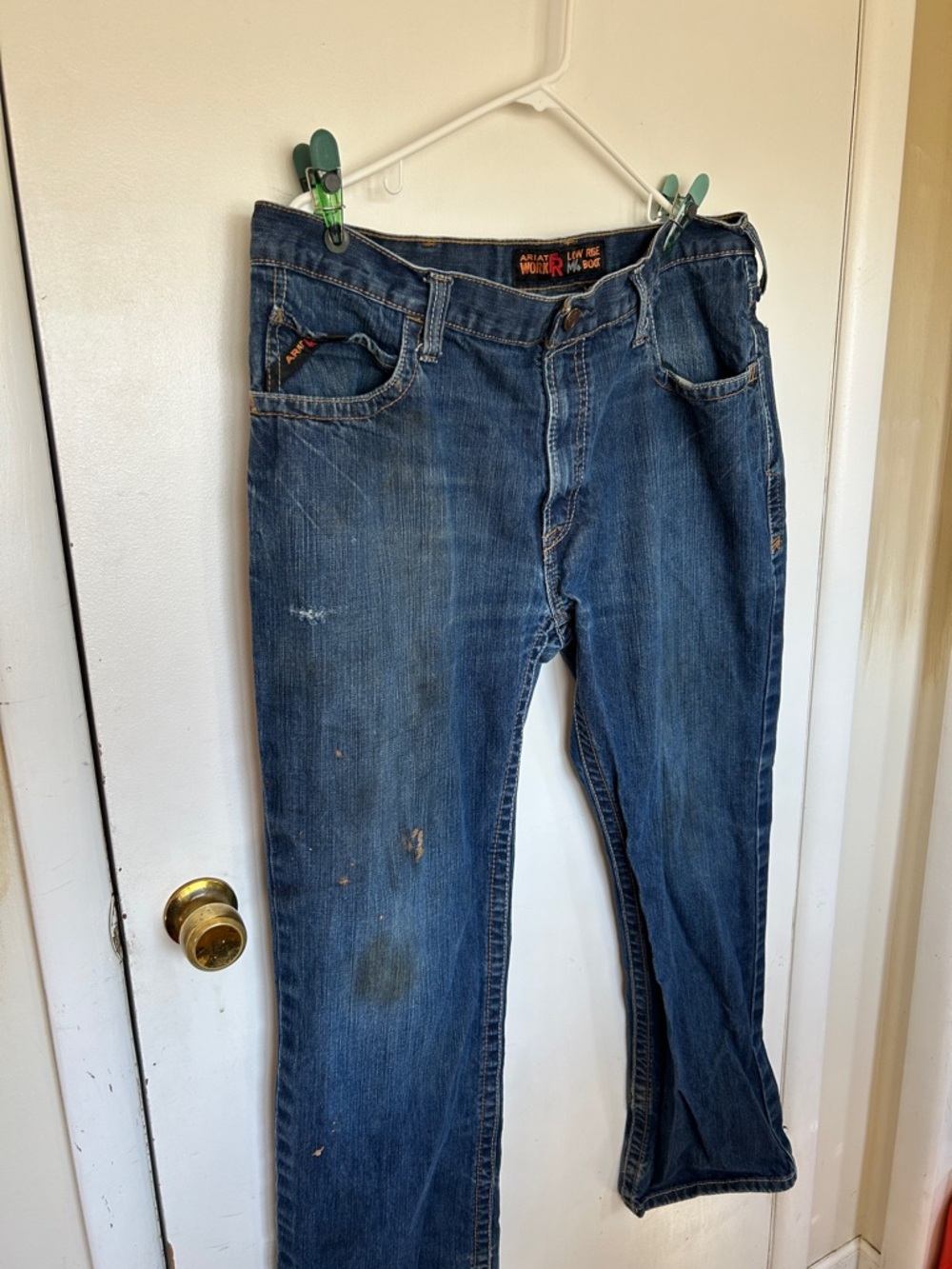 Ariat Work FR Men’s Jeans Size 38 - Picture 3 of 12